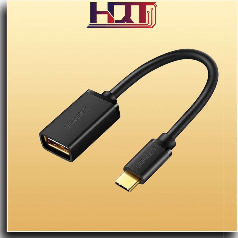 Cáp USB type C hỗ trợ chức năng OTG dài 15cm UGREEN US154