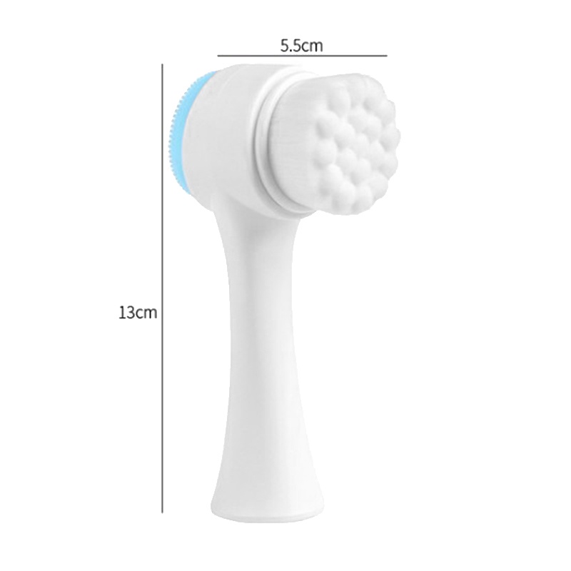 Bàn Chải Rửa Mặt 3D Bằng Silicon Mềm Mại Làm Sạch Sâu Lỗ Chân Lông