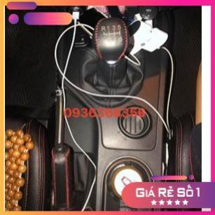 Bọc Da Cần Số, Tay Phanh Xe MAZDA BT50 SỐ SÀN . DA BÒ TỰ NHIÊN, NHIỀU MÀU SẮC