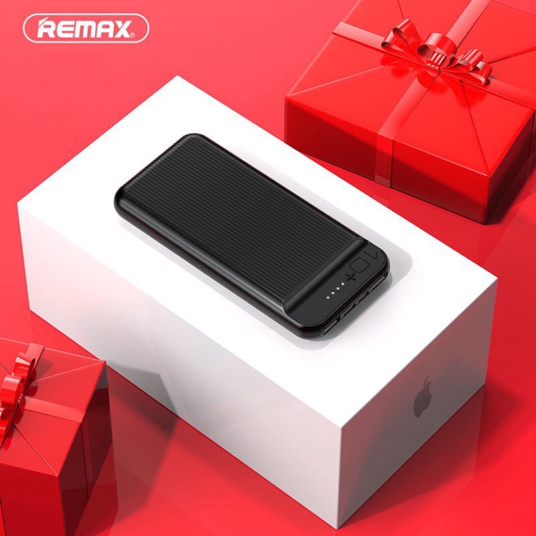 Pin Sạc dự Phòng Chính Hãng Remax RPP-159 Dung Lượng 10000mAh  2 Cổng USB Thiết Kế Nhỏ Gọn Hiện Tại Vỏ Nhựa Chống Cháy