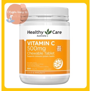 Viên Vitamin C Healthy Care 500mg giúp Đẹp da, tăng cường sức đề kháng 500 viên