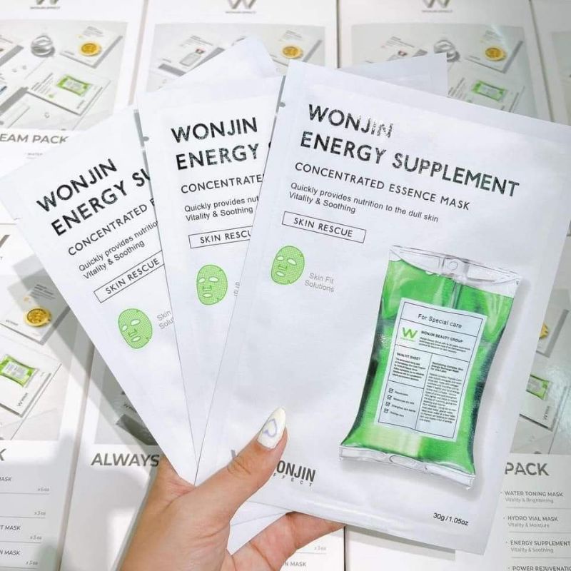 Mặt Nạ Phục Hồi Da Truyền Năng Lượng WONJIN EFFECT ENERGY SUPPLEMENT CONCENTRATED ESSENCE MASK