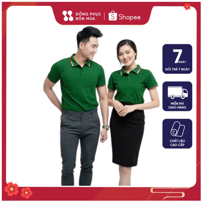 Áo Polo Nam / Nữ cổ bẻ thun basic cộc tay vải cá sấu cotton phong cách trẻ trung chuẩn form n đủ size sẵn hàng