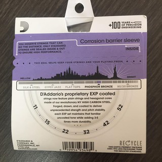Dây guitar Aucostic D'Addario EJ 26 (cỡ 11-52)