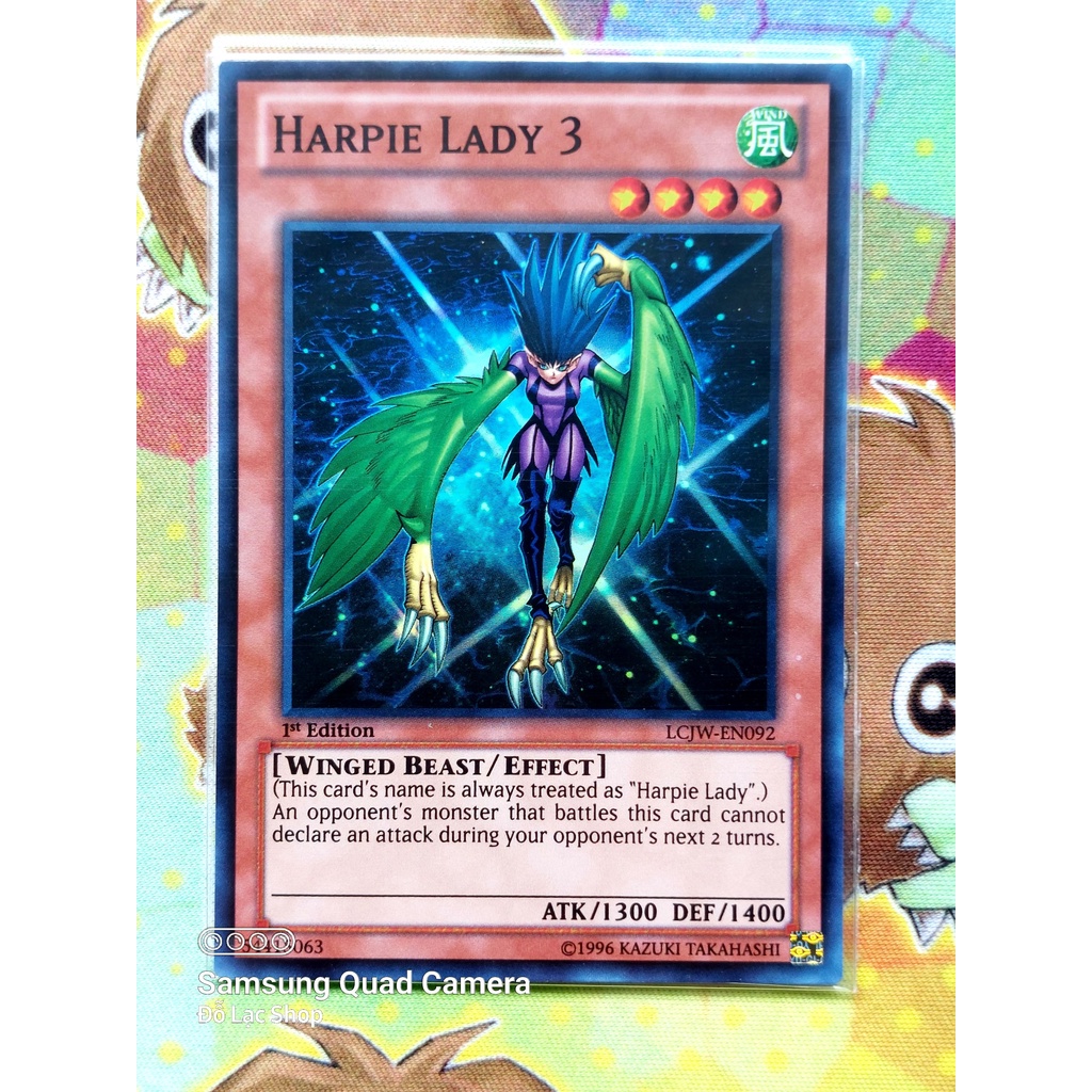 Thẻ Bài Yugioh Monster Harpie Lady 3 - LDS2-EN070 - Common