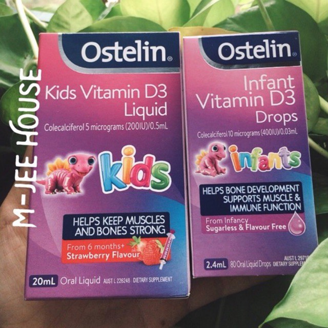 Vitamin D3 Ostelin cho bé