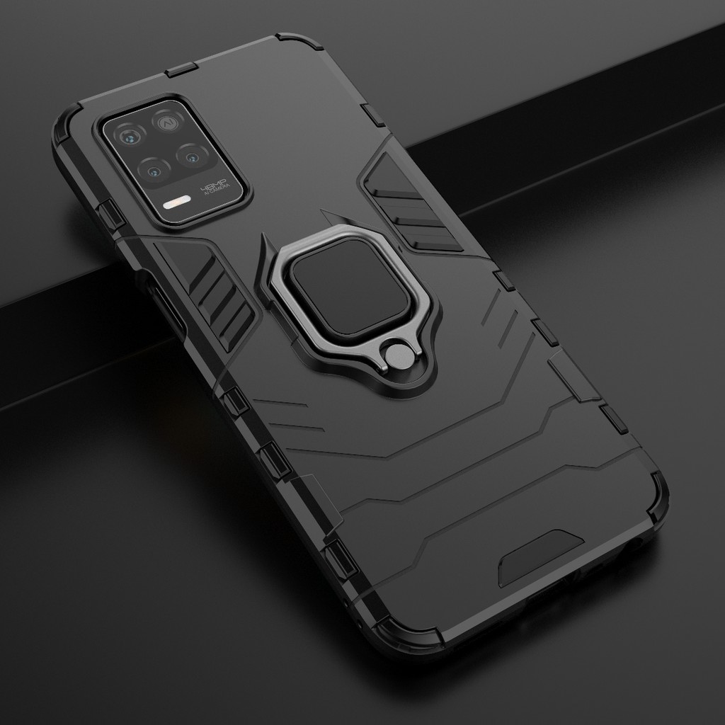 Ốp lưng Realme Q3 / Realme 8 5G / Realme V13 Iron Man Iring chống sốc giá đỡ thời trang cao cấp