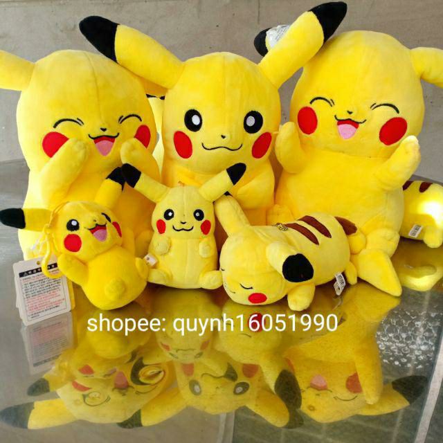 Gấu bông pikachu đồ chơi nhồi bông an toàn cho bé