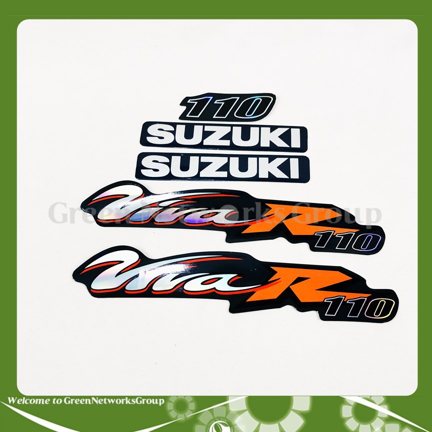 Tem dán decal trang trí xe Viva R110 Greennetworks