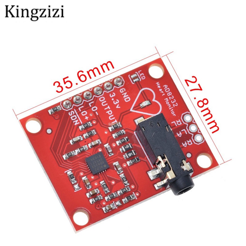 Bộ mô-đun Ecg AD8232 đo nhịp tim cảm biến theo dõi DIY