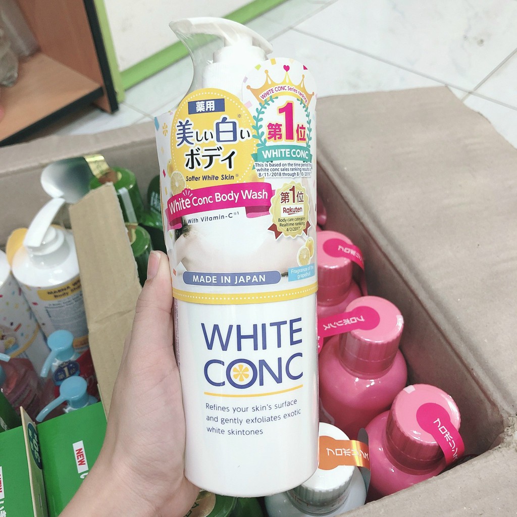 Sữa Tắm Trắng White Conc Body Vitamin C 360ml