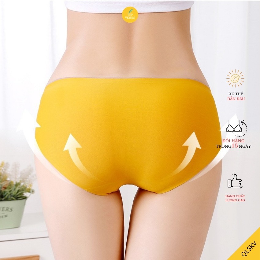 [MẪU MỚI] Quần Lót Nữ Đúc Su Không Đường May , Không Lộ Viền Bigsize 65kg Tep Venus QLSKV