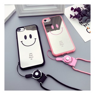 Ốp mặ cười tráng gương cho iphone