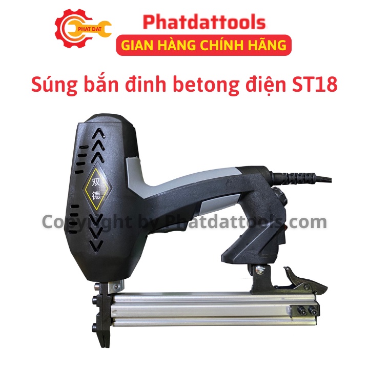 Máy bắn đinh betong ST18 điện-Chuyên dùng bắn Thạch cao,Tường khô,Nhựa dẻo,Gỗ-Bảo hành 6 tháng