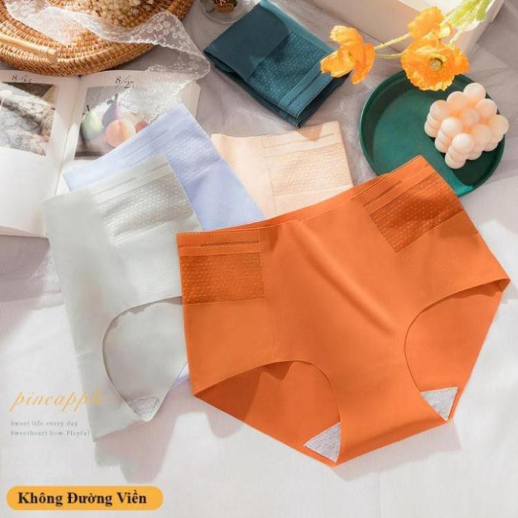 Quần Lót Đúc Su Siêu Nhẹ Cạp Vừa Ren 3D Thoáng Khí Siêu Mát