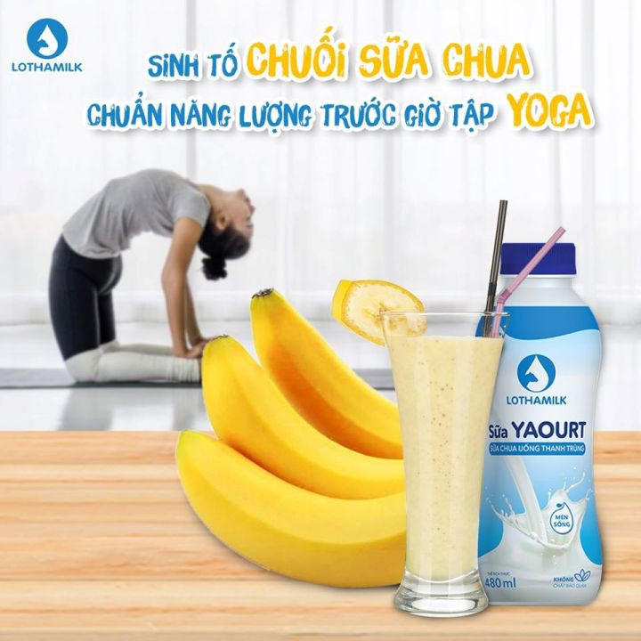 [HCM] Sữa chua uống thanh trùng Long Thành Lothamilk 880ml