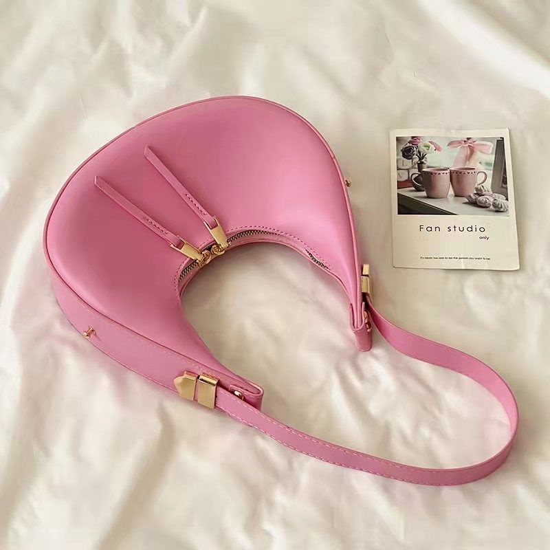 ◎Túi Xách Đeo Vai Hình Bán Nguyệt Phong Cách Thời Trang Năm Mới Dành Cho Nữ