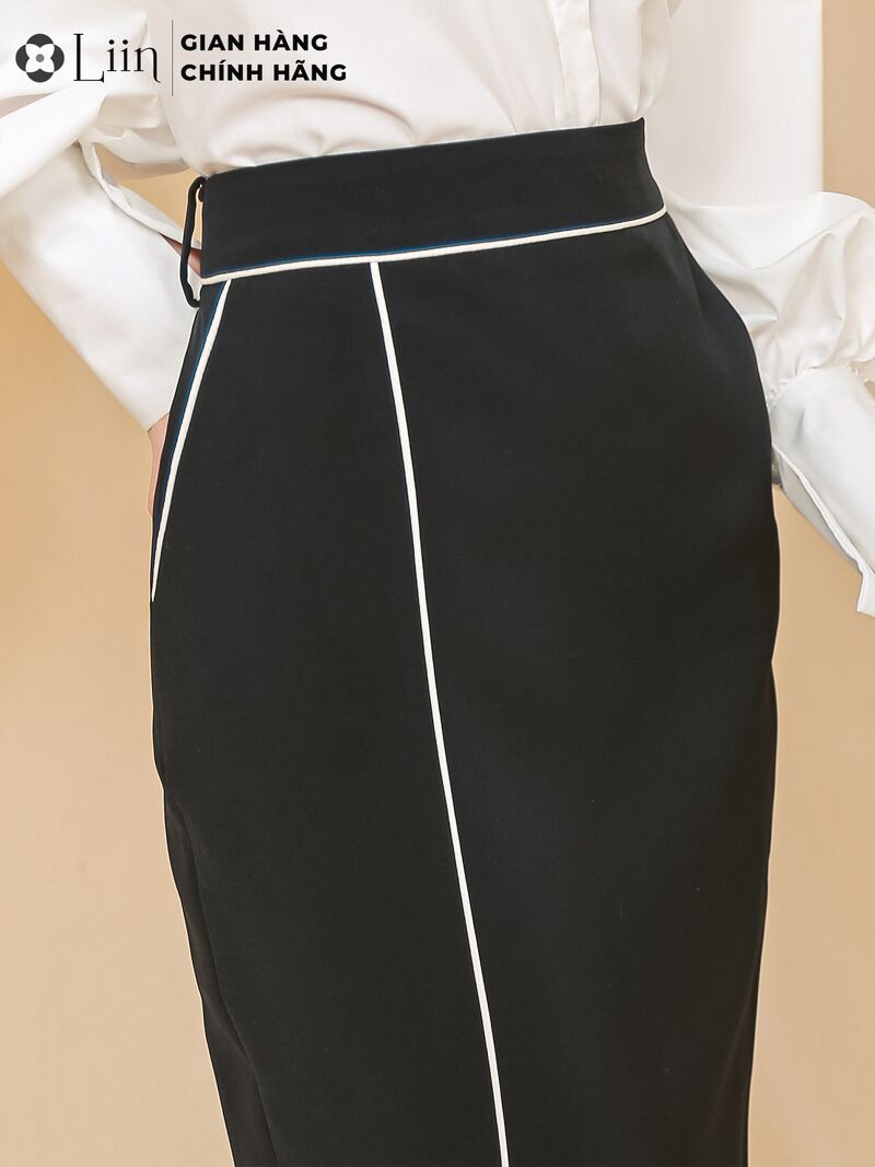 [Mã WABRM50 giảm 15% đơn 99k] Chân váy nữ bút chì Linbi dáng dài, kiểu dáng công sở liin clothing J4140 | BigBuy360 - bigbuy360.vn