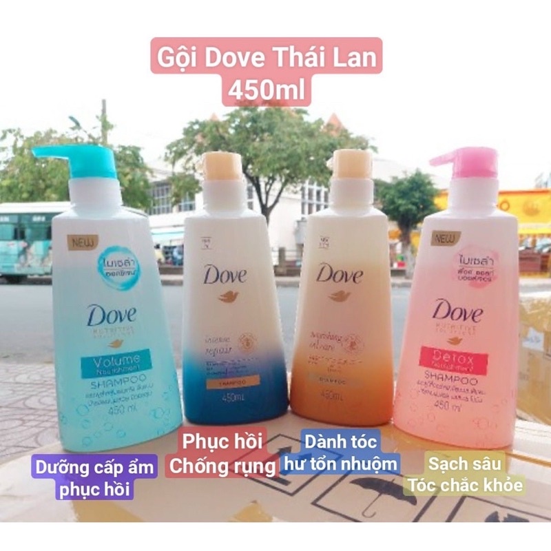 Dầu Gội Dove Thái Lan 450ml