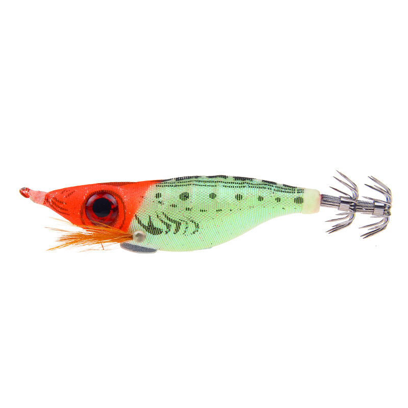 Mồi Câu Cá Giả Hình Con Tôm Bằng Gỗ Phát Quang 9.2g / 10cm
