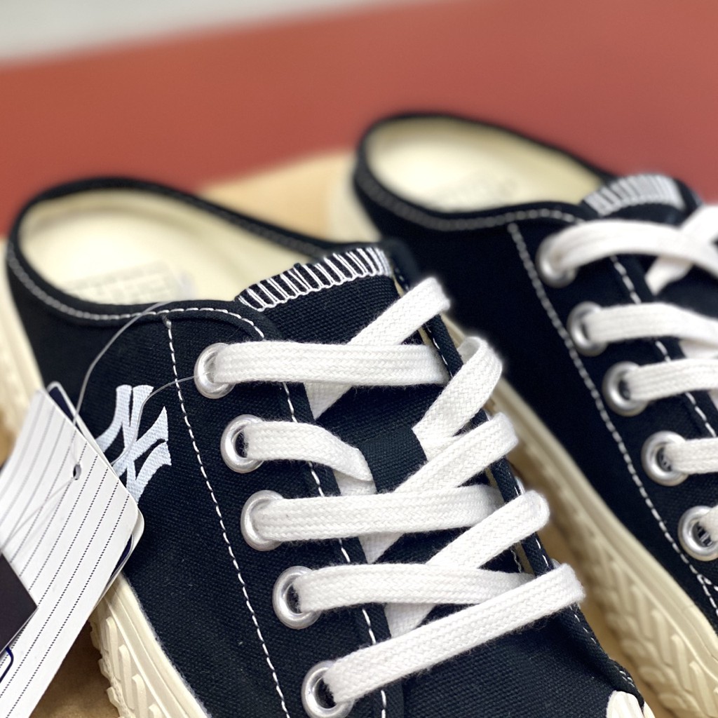Giày thể thao sneaker ( MLB_10 ) - MLB MULE BLACK ( ĐEN ĐẠP GÓT ) | BigBuy360 - bigbuy360.vn