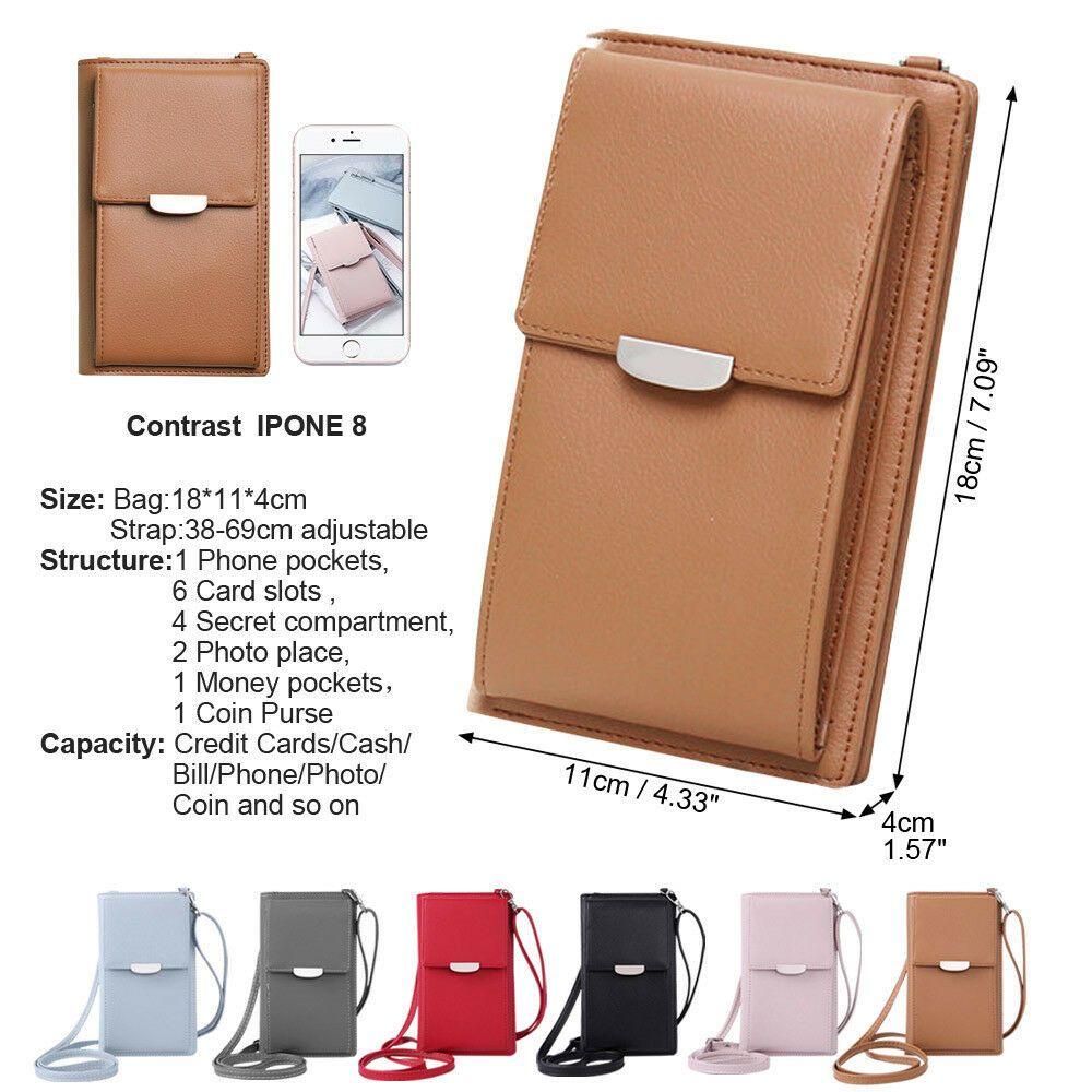 MIHAN1 Túi Đeo Chéo Da PU Thời Trang Cho Nữ