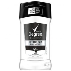 Lăn khử mùi nam Degree Men Motionsense Ultra Clear Black White 76g
