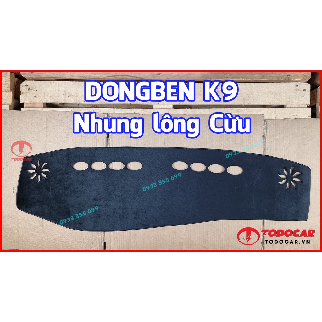 Thảm Taplo DONGBEN X30/T30 &amp; DONGBEN K9 bằng Nhung lông Cừu, Da vân Carbon, Da vân Gỗ