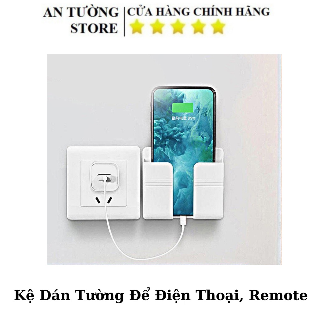 Kệ Dán Tường Để Điện Thoại, Remote Điều Khiển Tiện Lợi