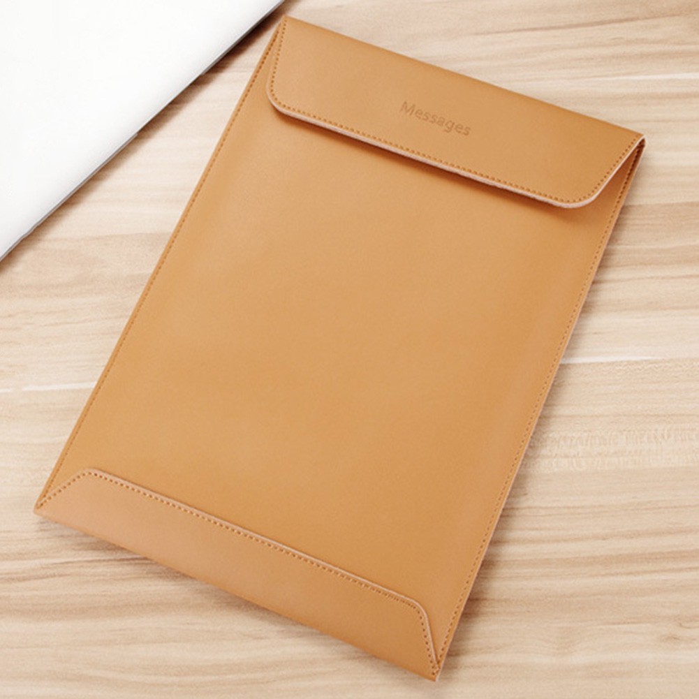Faux Leather Laptop Sleeve Bag Case Cover Pouch for MacBook Air/Pro 13/15inch Q25 | BigBuy360 - bigbuy360.vn