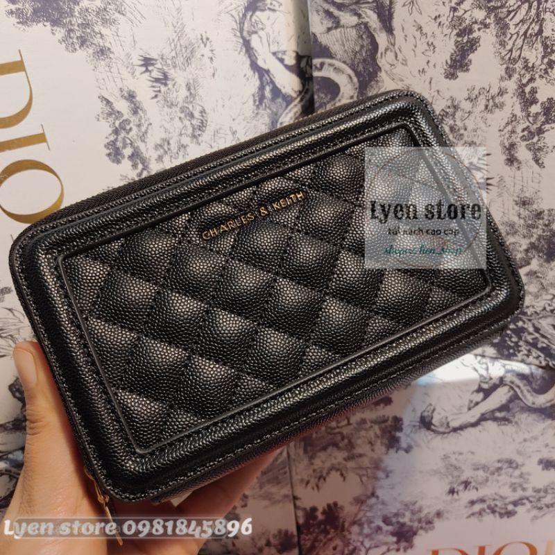 Túi Dáng Hộp 2 Ngăn Trần Trám fullbox ảnh thật