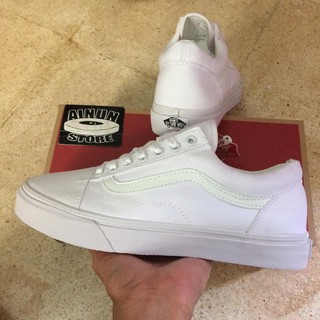 Giày Vans Old Skool trắng toàn bộ