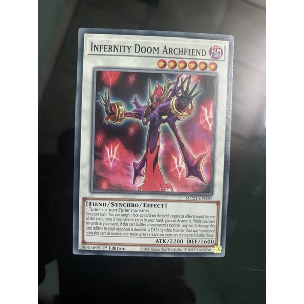bài yugioh: infernity doom archfiend