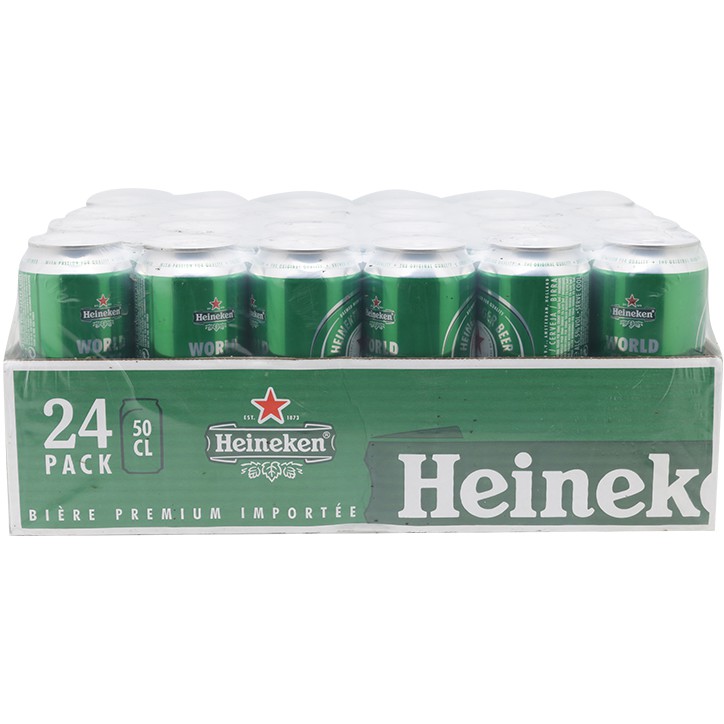 Thùng 24 Lon Bia Heineken Hà Lan (Lon Cao)