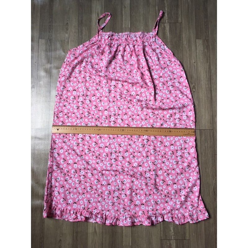 Đầm ngủ 2 dây lanh (tole) Size 3 (từ 60kg-70kg) | BigBuy360 - bigbuy360.vn