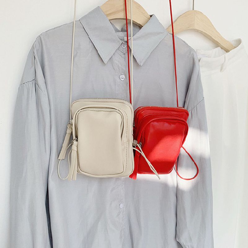 Túi Xách Da PU Đeo Chéo Thời Trang Cho Nữ