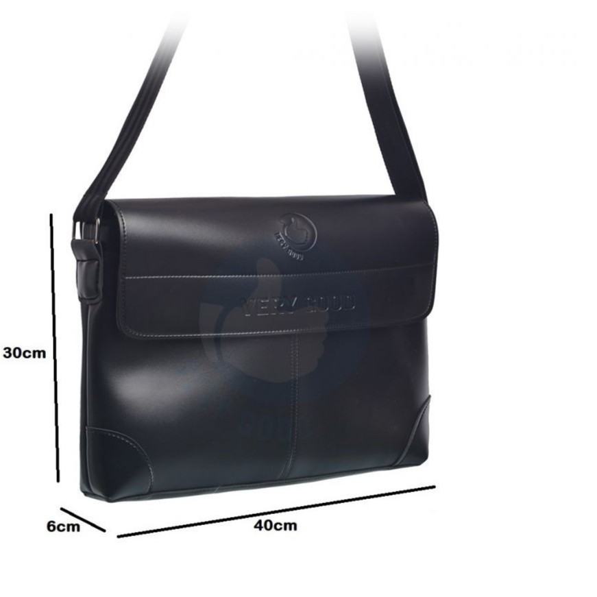 Túi đựng laptop nam màu đen mẫu mới, túi đeo chéo nam (kèm video ảnh thật)