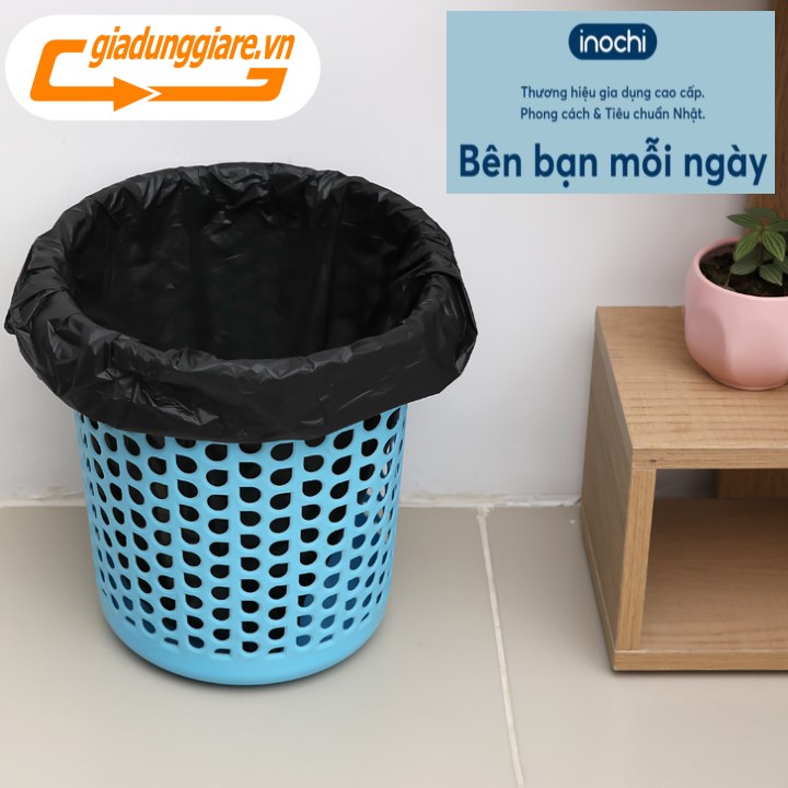 Cuộn TÚI RÁC TỰ HỦY Soji INOCHI có quai tiện dụng nhựa nguyên sinh kháng khuẩn ( Tùy chọn Size 10L - 25L - 50L )