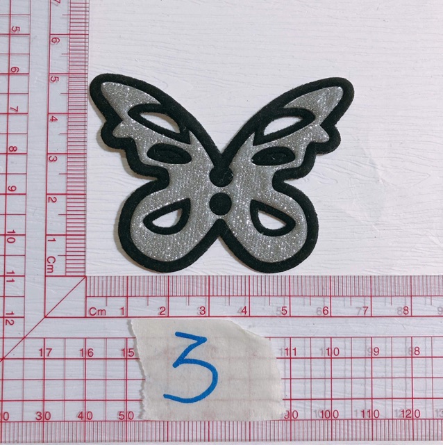 Sticker thêu,patch thêu,hình thêu bướm,kitty,kappa