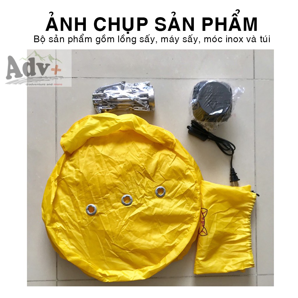 [FRSHIP 70K] Máy sưởi - máy sấy quần áo du lịch mini siêu gọn nhẹ [MUÔN PHƯƠNG SHOP]