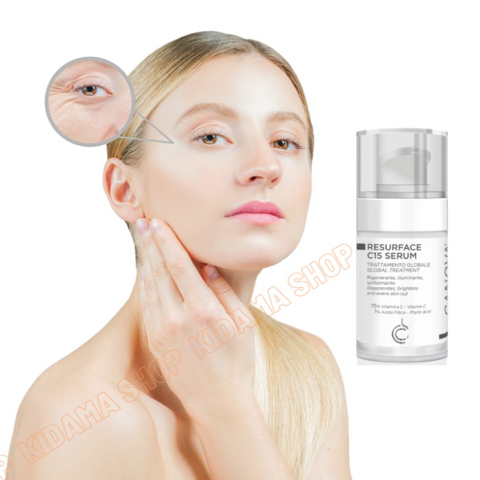 Kem dưỡng da hỗ trợ trắng da mờ Nám CANOVA VITAMIN C15 (30ml) dưỡng da trẻ hóa da chống lão hóa - nhập Ý | BigBuy360 - bigbuy360.vn