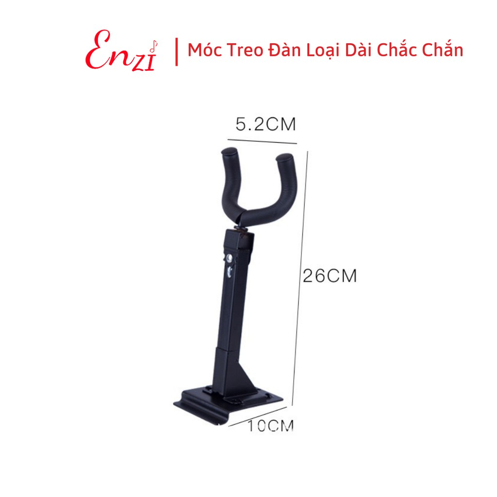 Móc treo đàn guitar acoustic classic giá treo đàn ghita bass  điện loại dài chắc chắn chịu lực tốt chất lượng Enzi