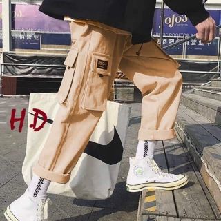 Quần kaki paint pland basic unisex 4 túi hộp