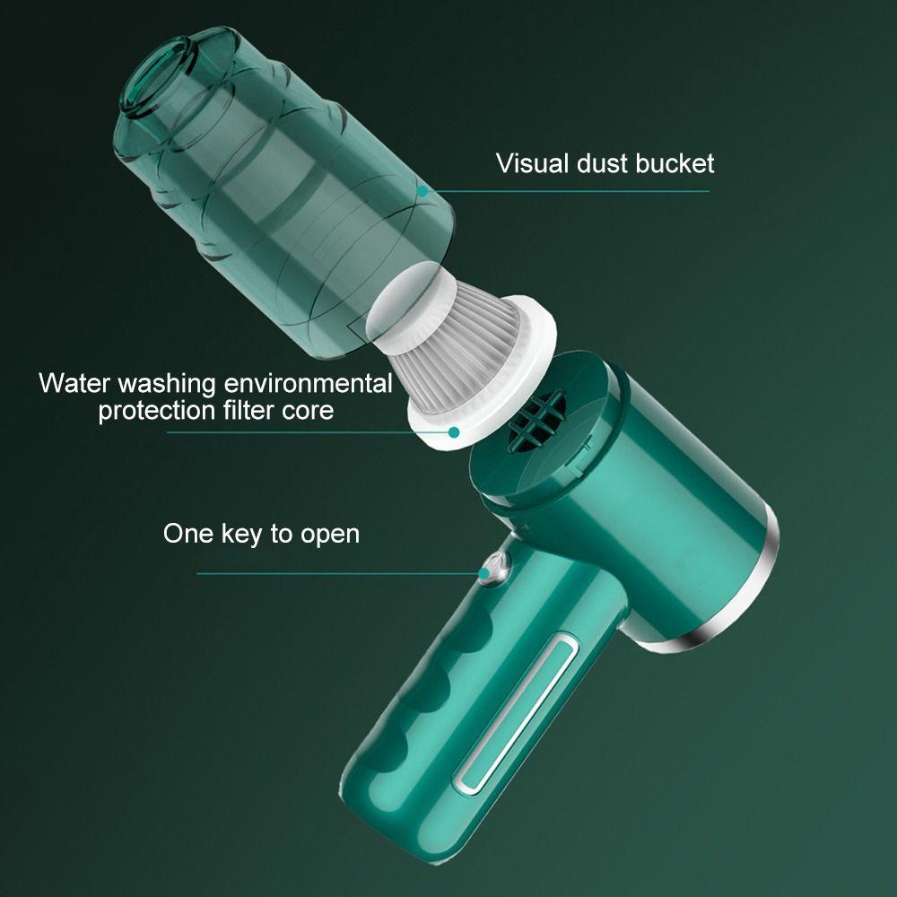 MYRONGVN Máy Hút Bụi Cầm Tay Vệ Sinh Xe Hơi Sử Dụng Kép Khô / Ướt Tiện Lợi