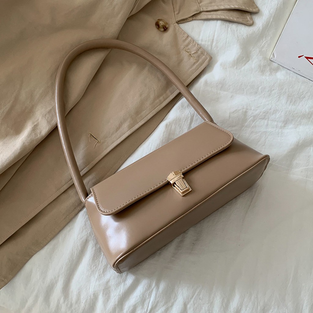 Túi xách nữ da mềm trơn thời trang Punthezy - Thiết kế phong cách hàn quốc kẹp lách đi chơi / đi làm công sở trẻ trung | BigBuy360 - bigbuy360.vn