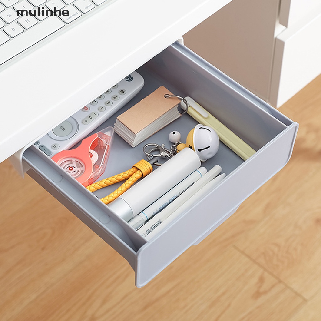 Ngăn Kéo Đựng Đồ Tự Dính Dưới Bàn Dạng Treo Tiện Lợi
