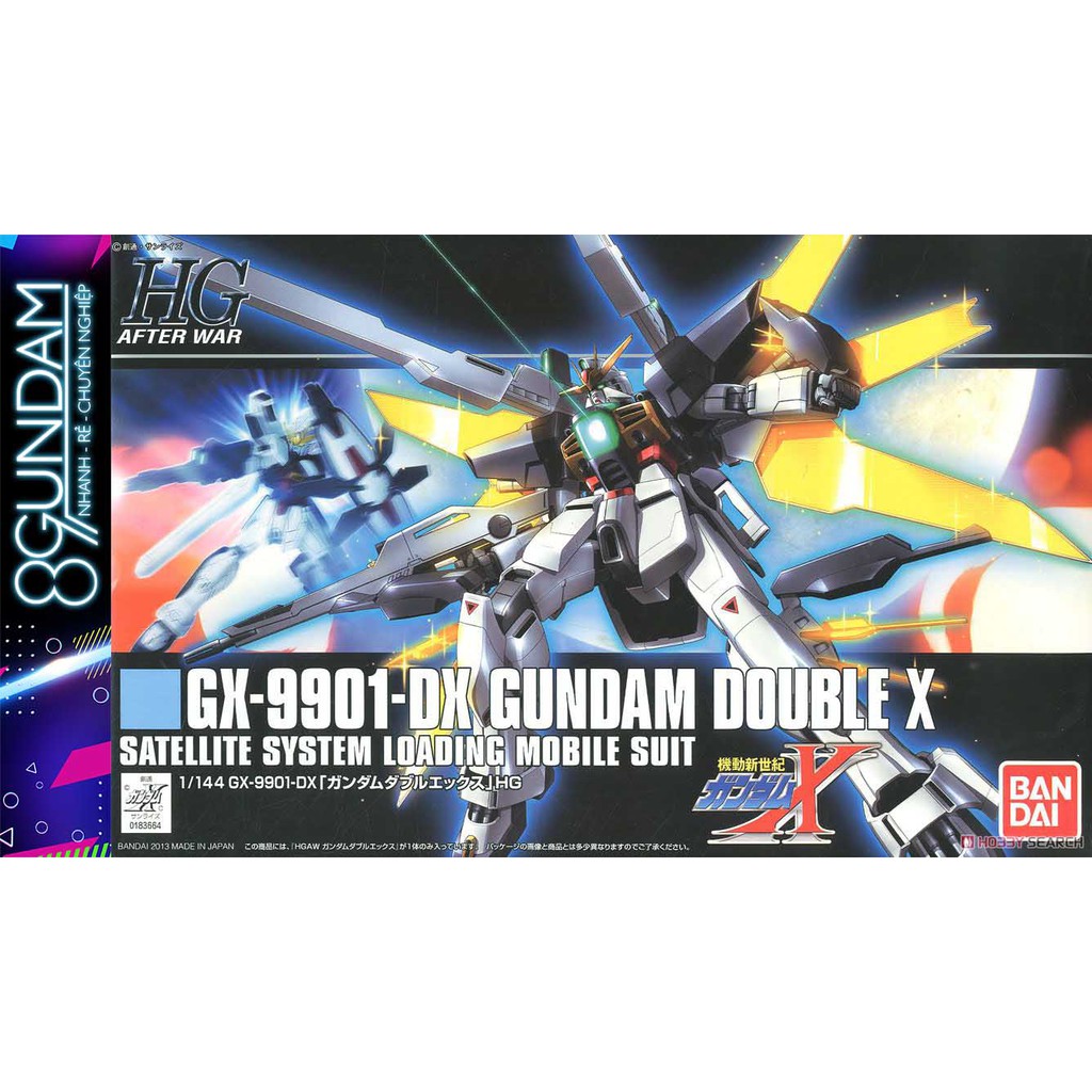 Mô Hình Lắp Ráp Gundam HG AW Double X