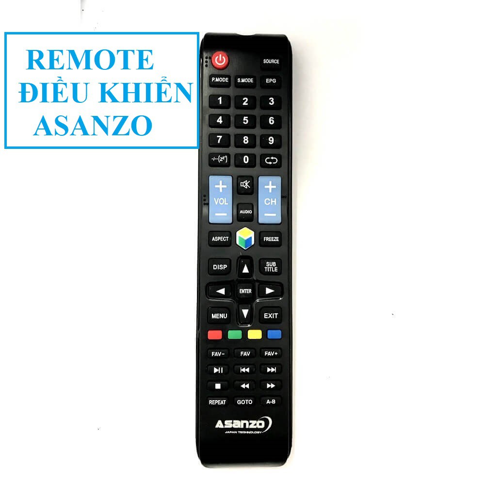 Điều khiển TV ASANZO Smart - thiết kế nhỏ gọn, bền đẹp