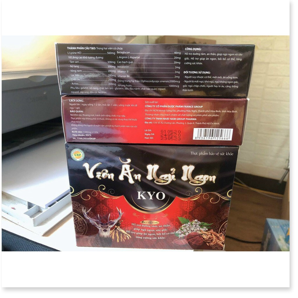 Viên ăn ngủ ngon KYO giúp ăn ngon, ngủ ngon bồi bổ cơ thể hộp 60 viên