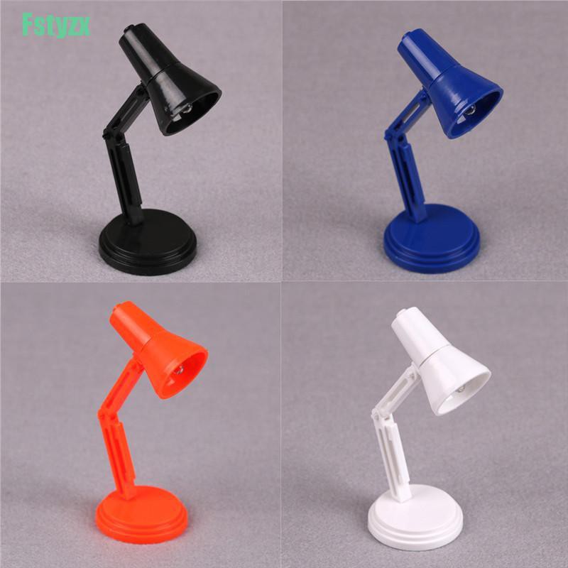 fstyzx Mini Led Reading Lamp Toy for 1/12 Dollhouse Toy Accessories Desk Lamp light